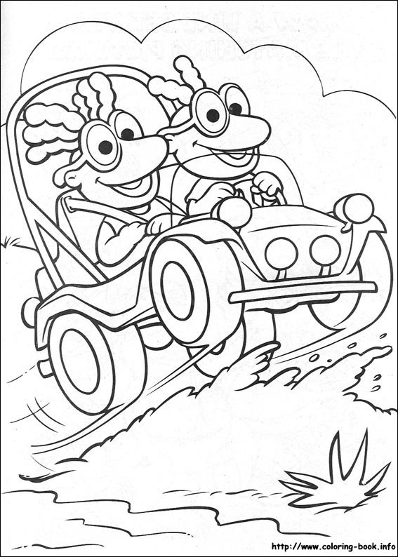 Muppet Babies coloring picture